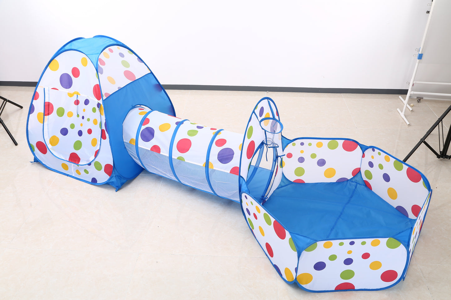 1Pc 3 In 1 Child Crawl Tunnel Tent Kids Play Tent With Storage Bag For Indoor Outdoor Travel Balls Not Included